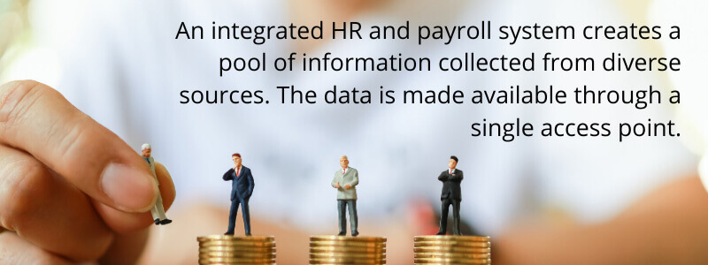 integrated HR and payroll system
